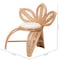 Bali & Pari Gresham Modern Bohemian Natural Rattan Leaf Accent Chair 238-13409-ZORO - alternate 6